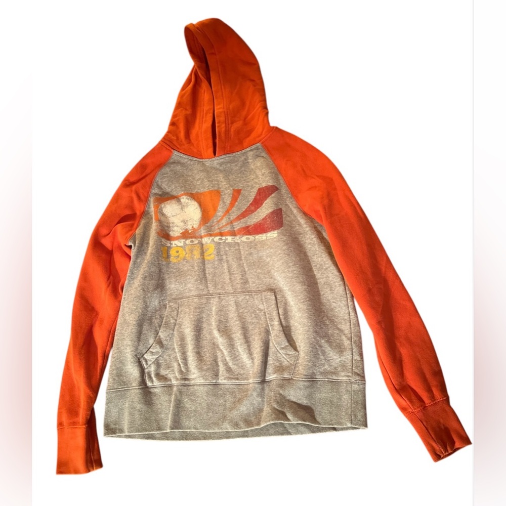 MOSSIMO SUPPLY CO Y2K men’s pullover hoodie/ size L 12/14